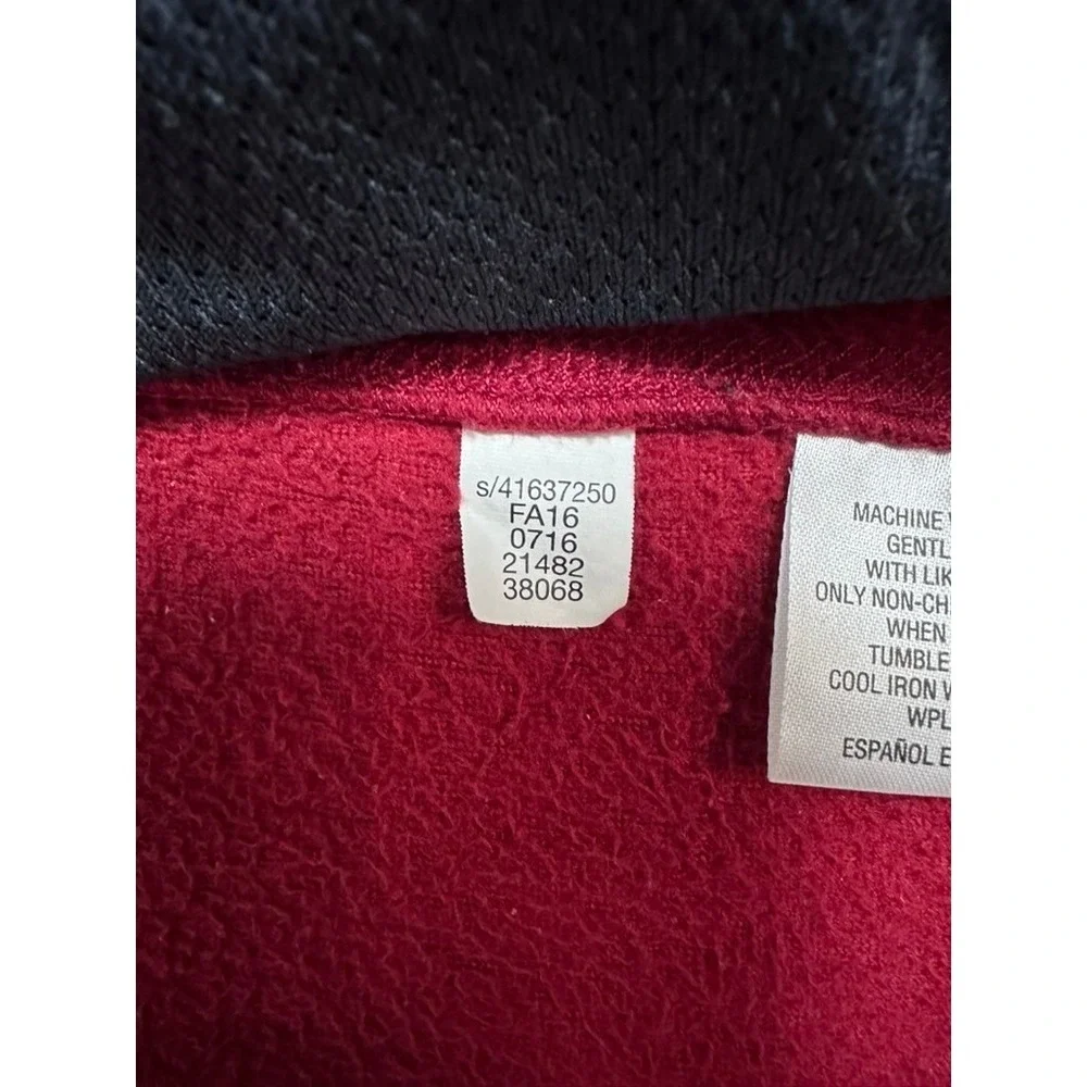 Greg Norman Fleece Jacket Red Five Iron‎ Full Zip Tasso Elba Mens Size M